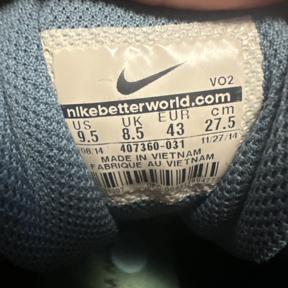 Nike‎ SB Zoom Mogan Mid 2 Shoes Mens Size 9 Black Gray Blue Skate - Picture 8 of 10